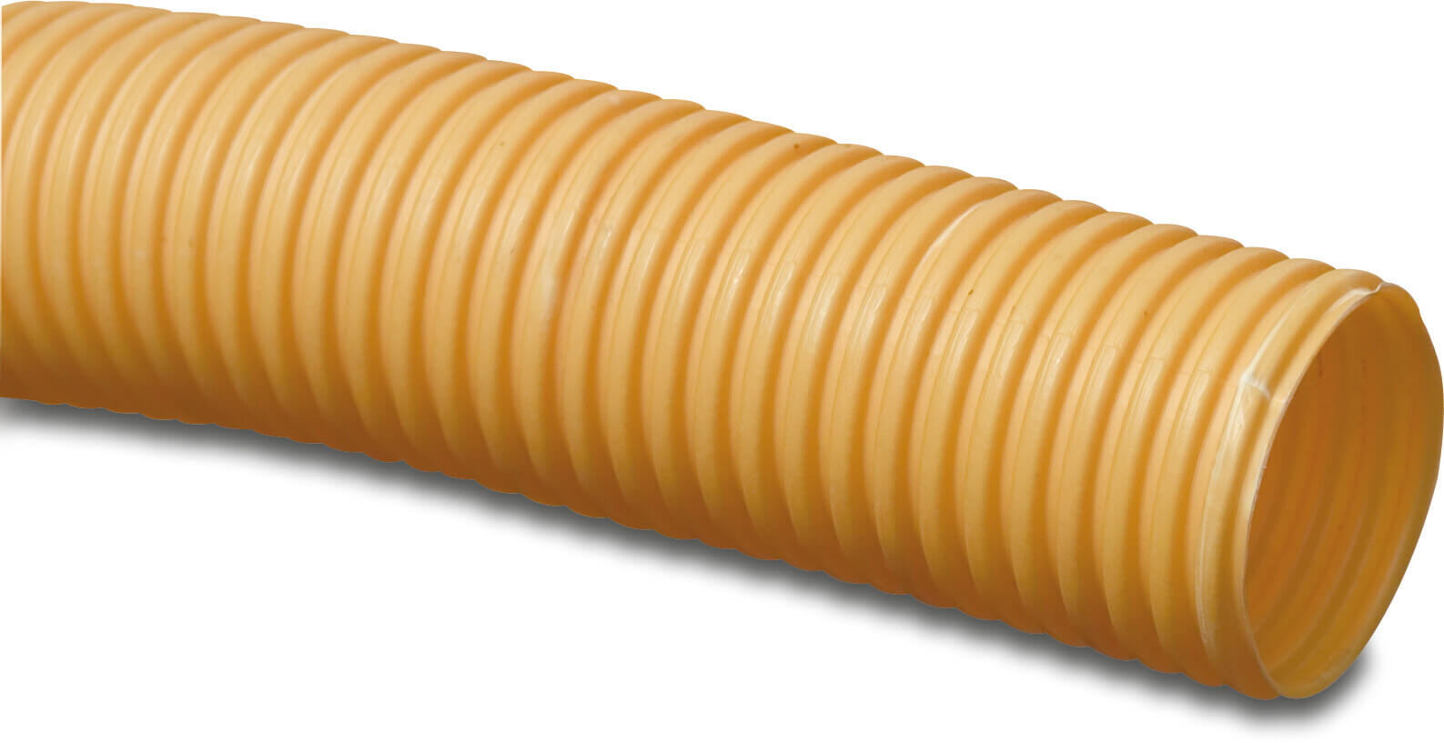 Drainagebuis PVC-U 80 mm klikmof x glad geel 50m KIWA/KOMO type blind